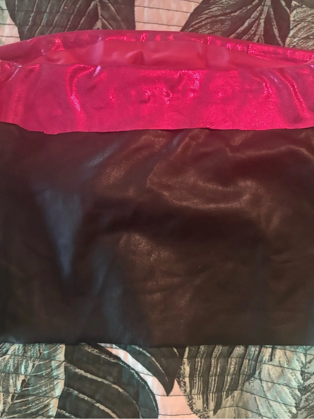 Pink and  black Women's Tote Bag